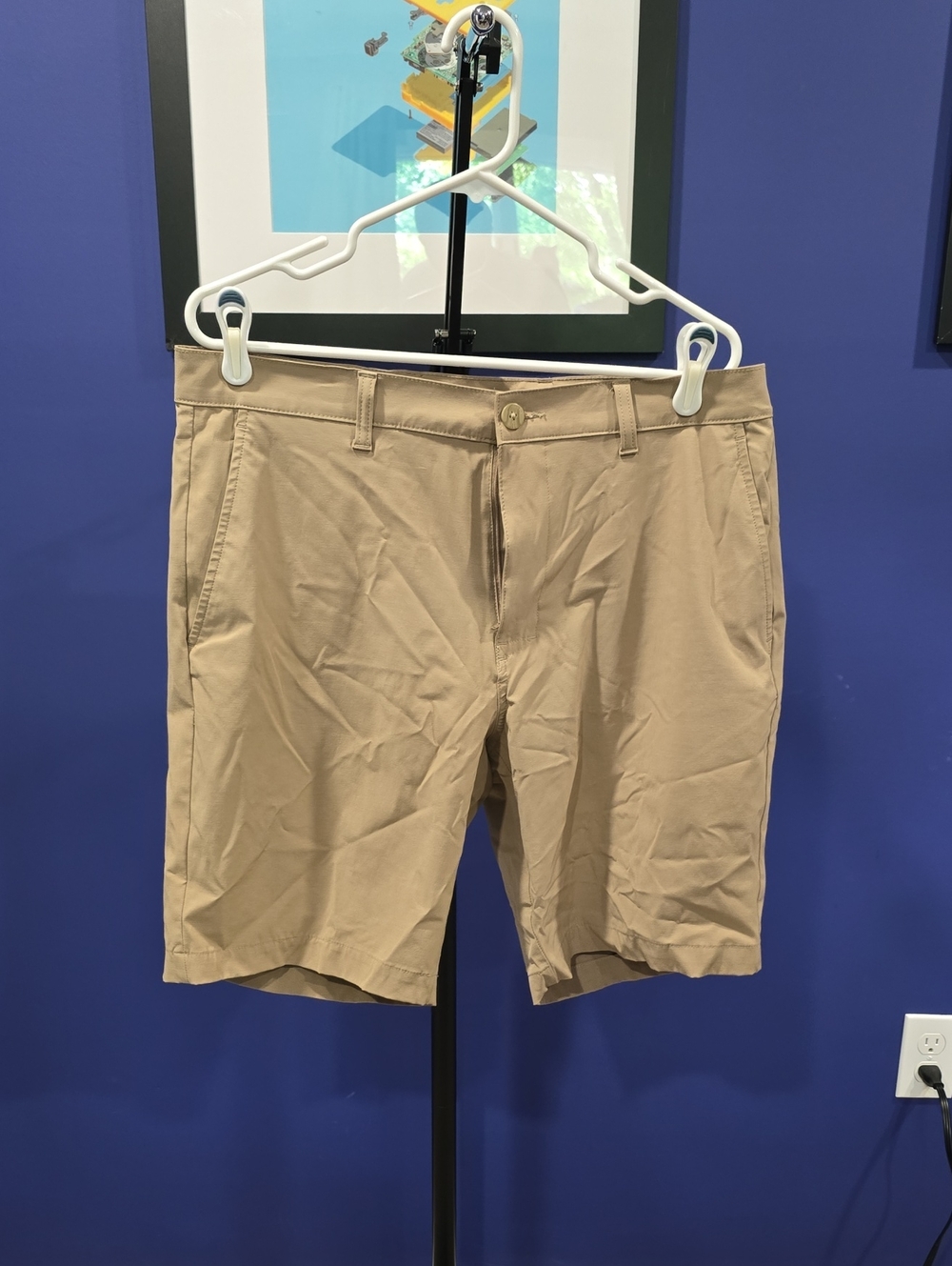 PGA Tour Khaki Gold Shorts